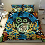 Baby in the Womb Bedding Set Aboriginal Art Style