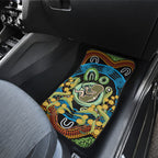 Baby in the Womb Car Mats Aboriginal Art Style