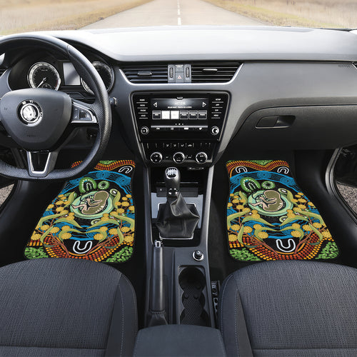 Baby in the Womb Car Mats Aboriginal Art Style