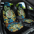 Baby in the Womb Car Seat Cover Aboriginal Art Style
