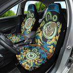 Baby in the Womb Car Seat Cover Aboriginal Art Style
