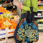 Baby in the Womb Grocery Bag Aboriginal Art Style