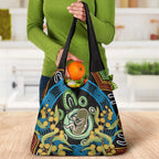 Baby in the Womb Grocery Bag Aboriginal Art Style