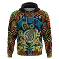 Baby in the Womb Hoodie Aboriginal Art Style