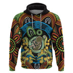 Baby in the Womb Hoodie Aboriginal Art Style
