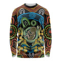 Baby in the Womb Long Sleeve Shirt Aboriginal Art Style