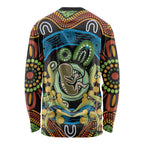 Baby in the Womb Long Sleeve Shirt Aboriginal Art Style