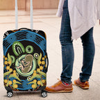 Baby in the Womb Luggage Cover Aboriginal Art Style
