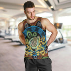 Baby in the Womb Men Tank Top Aboriginal Art Style