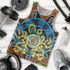 Baby in the Womb Men Tank Top Aboriginal Art Style