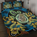 Baby in the Womb Quilt Bed Set Aboriginal Art Style