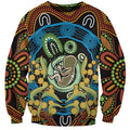 Baby in the Womb Sweatshirt Aboriginal Art Style