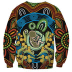 Baby in the Womb Sweatshirt Aboriginal Art Style