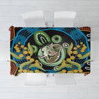 Baby in the Womb Tablecloth Aboriginal Art Style