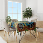 Baby in the Womb Tablecloth Aboriginal Art Style