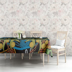 Baby in the Womb Tablecloth Aboriginal Art Style