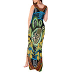 Baby in the Womb Tank Maxi Dress Aboriginal Art Style