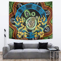 Baby in the Womb Tapestry Aboriginal Art Style