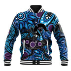 Emu NAIDOC 2024 Baseball Jacket Aboriginal Art Style