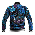 Emu NAIDOC 2024 Baseball Jacket Aboriginal Art Style