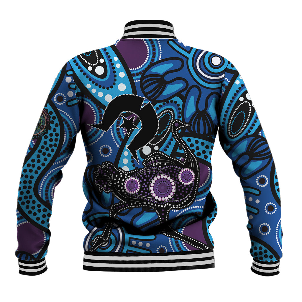 Emu NAIDOC 2024 Baseball Jacket Aboriginal Art Style