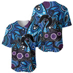 Emu NAIDOC 2024 Baseball Jersey Aboriginal Art Style