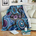 Emu NAIDOC 2024 Blanket Aboriginal Art Style