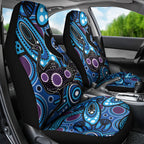 Emu NAIDOC 2024 Car Seat Cover Aboriginal Art Style