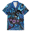 Emu NAIDOC 2024 Family Matching Mermaid Dress and Hawaiian Shirt Aboriginal Art Style