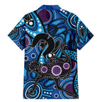 Emu NAIDOC 2024 Family Matching Mermaid Dress and Hawaiian Shirt Aboriginal Art Style