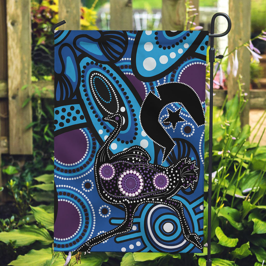 Emu NAIDOC 2024 Garden Flag Aboriginal Art Style