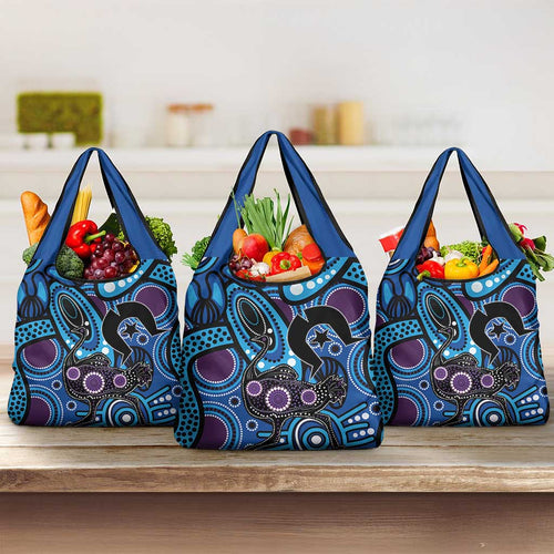 Emu NAIDOC 2024 Grocery Bag Aboriginal Art Style
