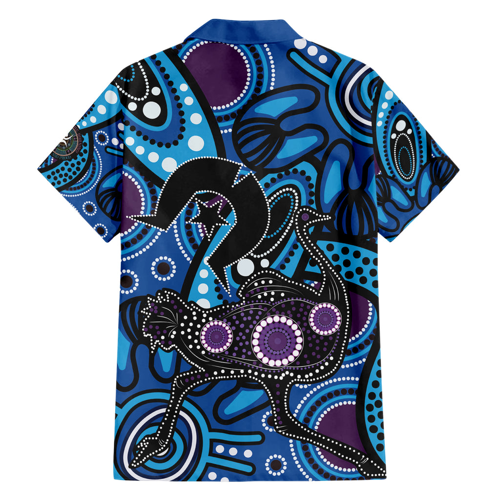 Emu NAIDOC 2024 Hawaiian Shirt Aboriginal Art Style