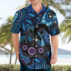 Emu NAIDOC 2024 Hawaiian Shirt Aboriginal Art Style