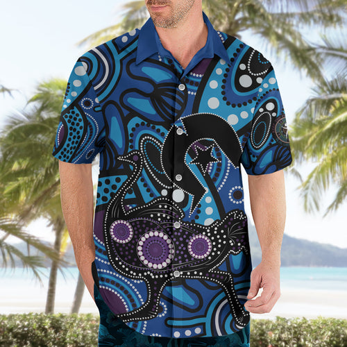 Emu NAIDOC 2024 Hawaiian Shirt Aboriginal Art Style