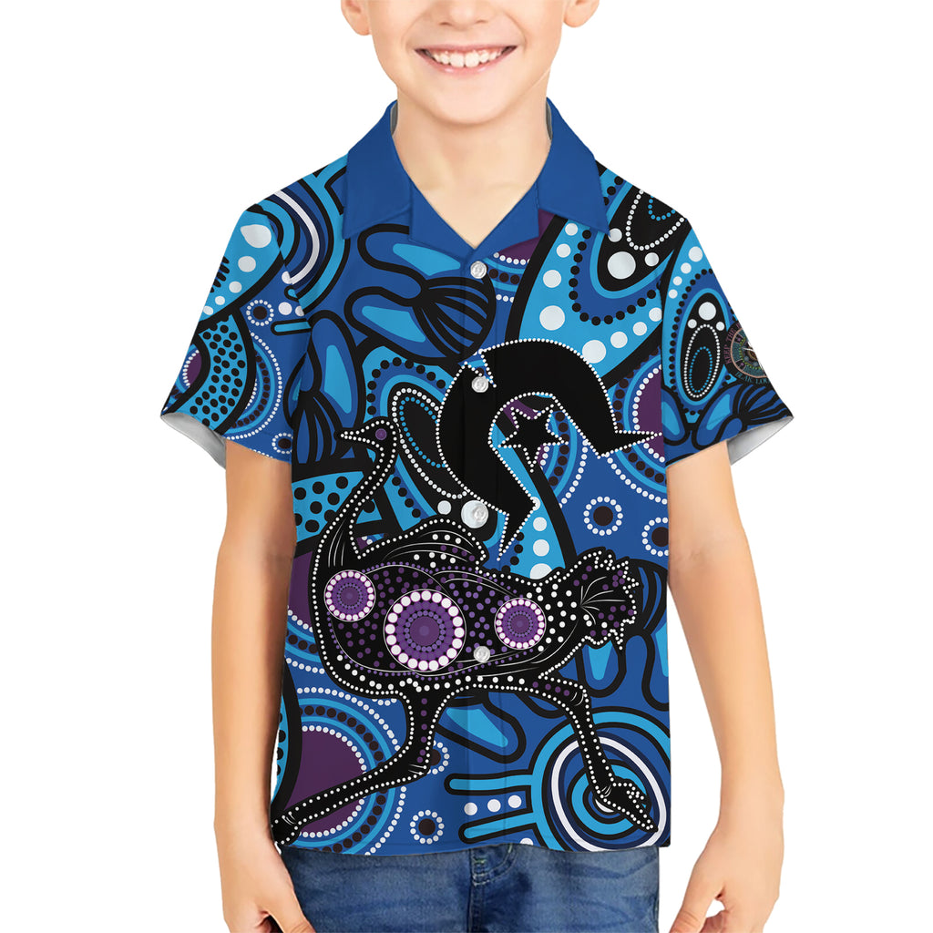 Emu NAIDOC 2024 Hawaiian Shirt Aboriginal Art Style