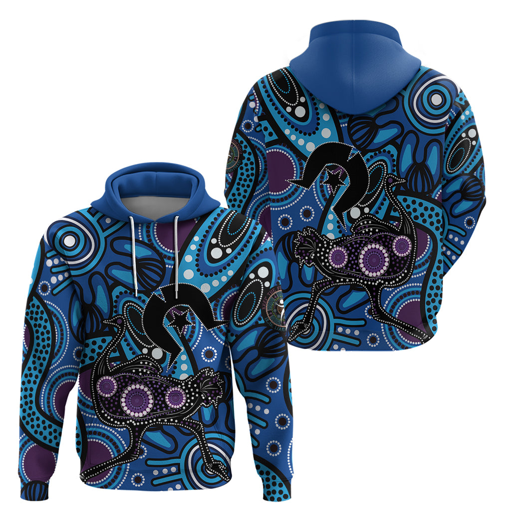 Emu NAIDOC 2024 Hoodie Aboriginal Art Style