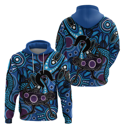Emu NAIDOC 2024 Hoodie Aboriginal Art Style