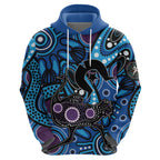 Emu NAIDOC 2024 Hoodie Aboriginal Art Style