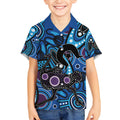 Emu NAIDOC 2024 Kid Hawaiian Shirt Aboriginal Art Style