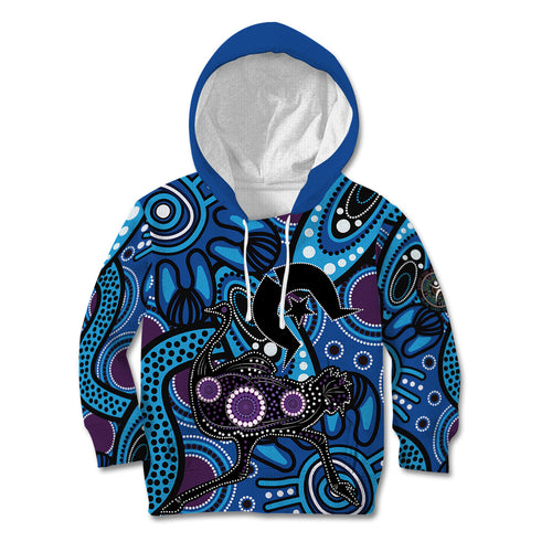 Emu NAIDOC 2024 Kid Hoodie Aboriginal Art Style