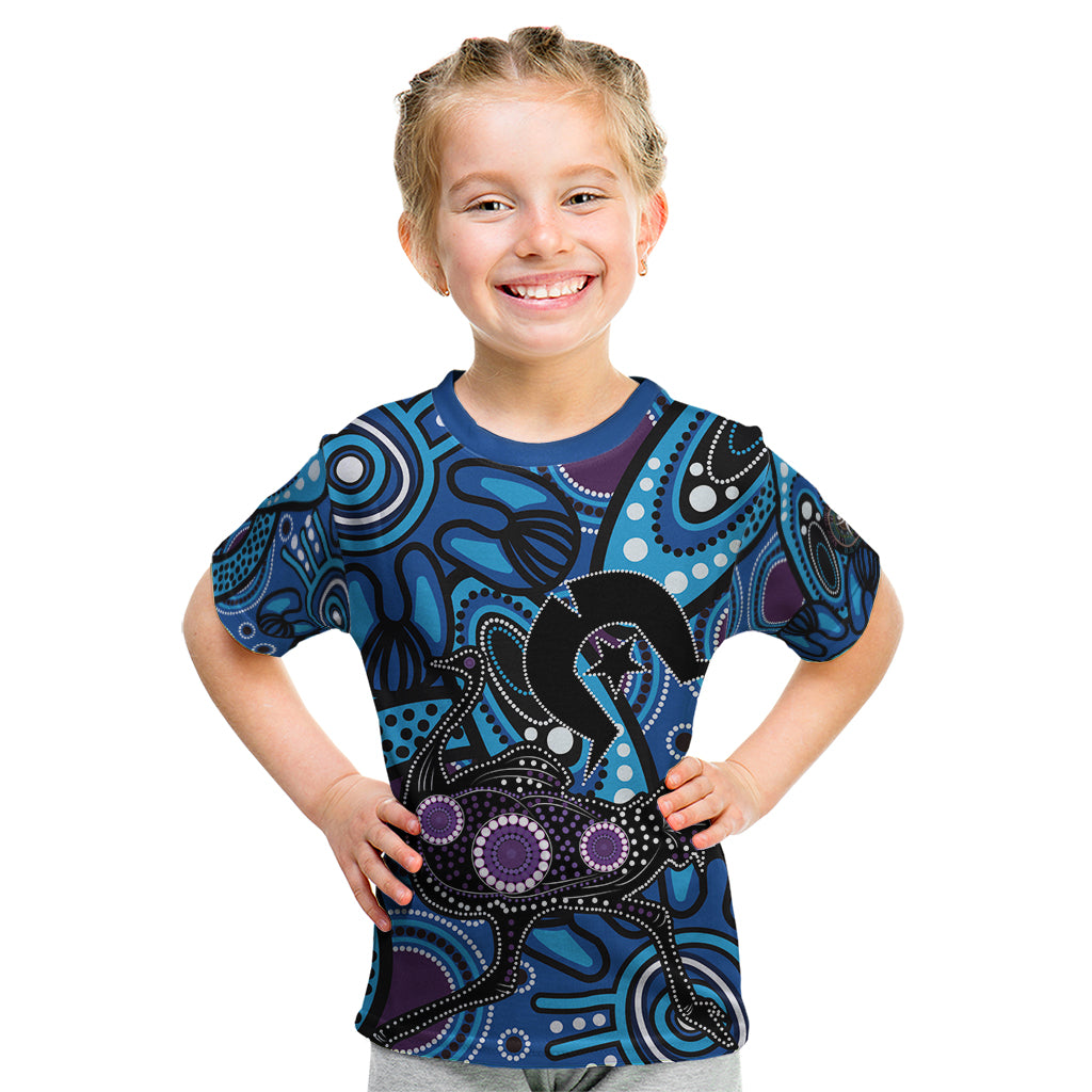 Emu NAIDOC 2024 Kid T Shirt Aboriginal Art Style