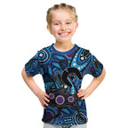 Emu NAIDOC 2024 Kid T Shirt Aboriginal Art Style