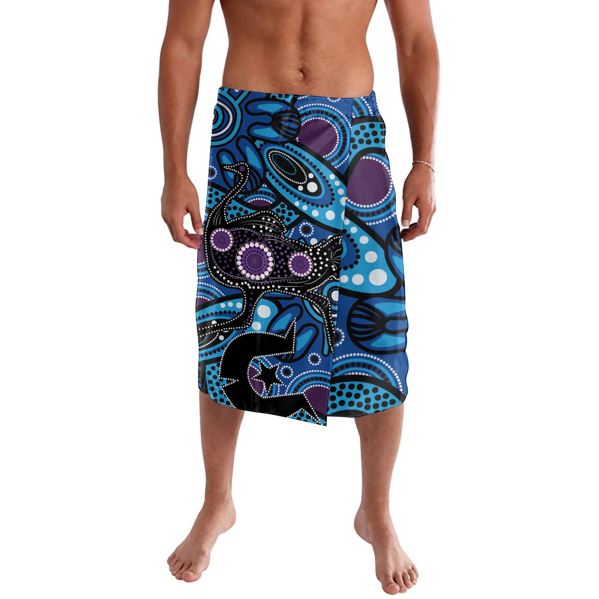 Emu NAIDOC 2024 Lavalava Aboriginal Art Style