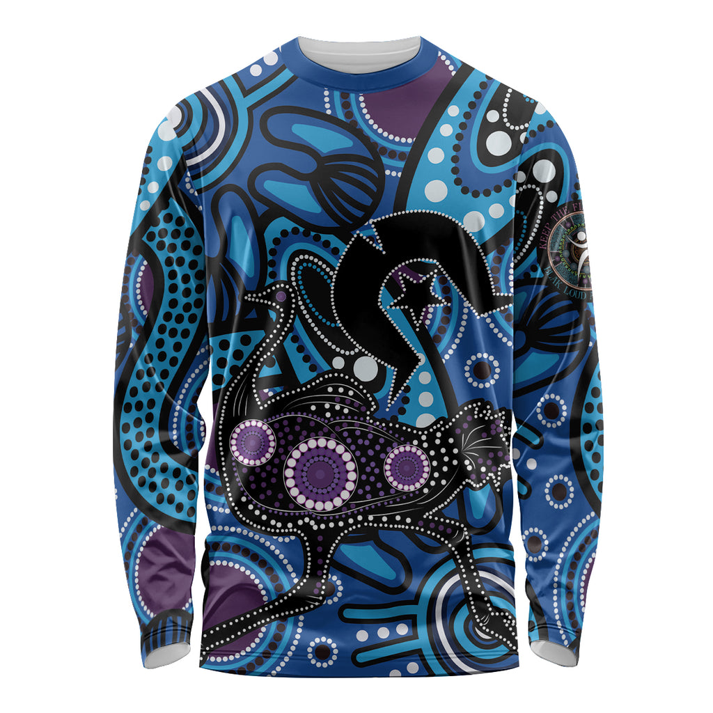 Emu NAIDOC 2024 Long Sleeve Shirt Aboriginal Art Style