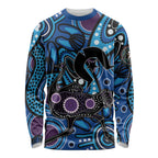 Emu NAIDOC 2024 Long Sleeve Shirt Aboriginal Art Style