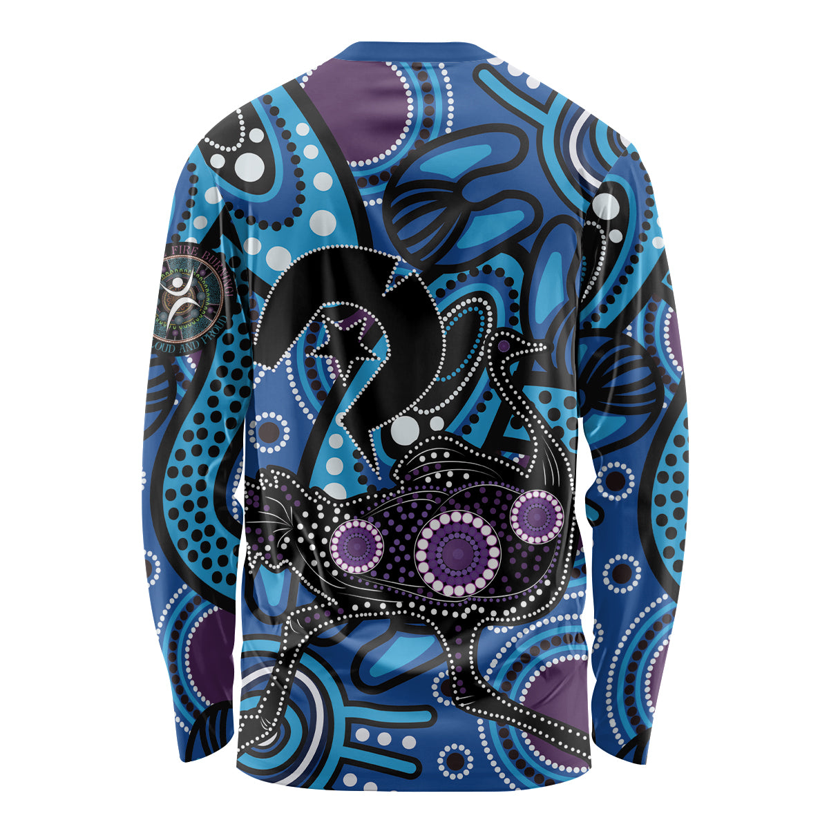 Emu NAIDOC 2024 Long Sleeve Shirt Aboriginal Art Style