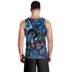 Emu NAIDOC 2024 Men Tank Top Aboriginal Art Style
