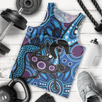 Emu NAIDOC 2024 Men Tank Top Aboriginal Art Style