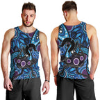 Emu NAIDOC 2024 Men Tank Top Aboriginal Art Style